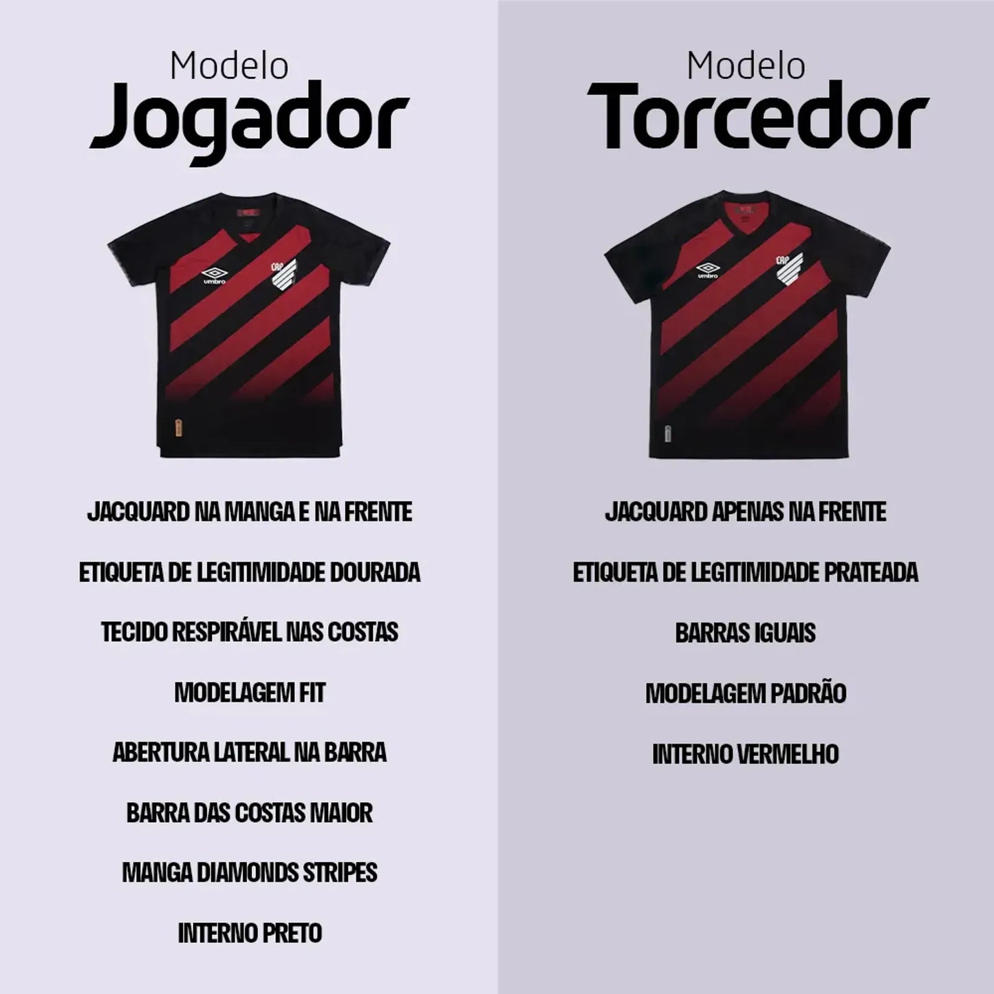 Camisa Masculina Athletico PR - PLAYER 2026 (Home)
