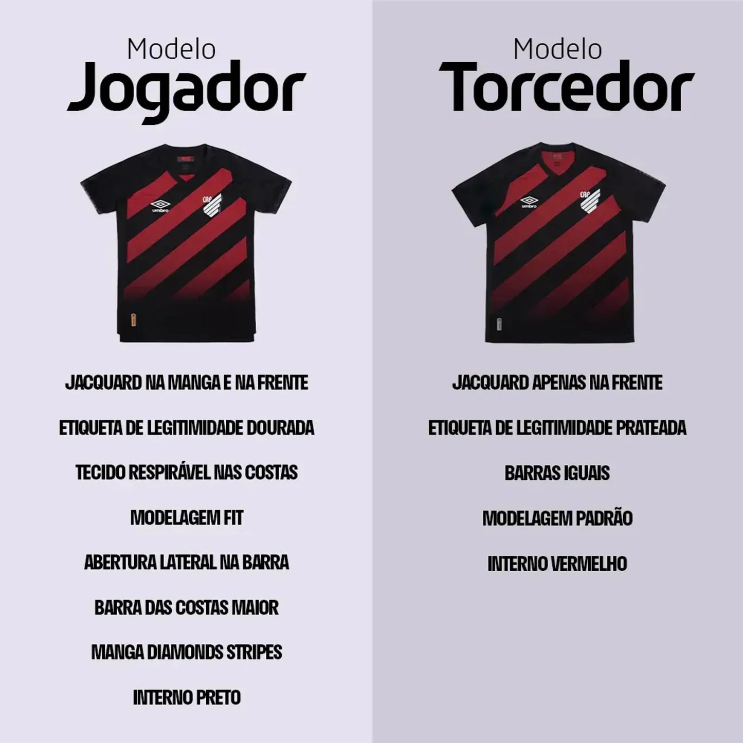 Camisa Feminina Athletico PR - 2026 (Home)